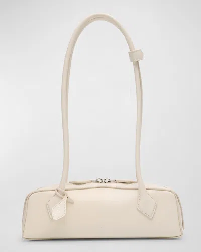Alaïa Le Teckel Small Shoulder Bag In Leather In Metallic