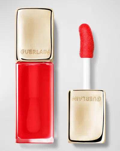 Guerlain Kisskiss Bee Glow Honey Tint Lip Oil 9.5ml 775 Poppy In Red
