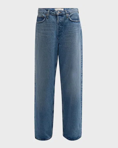 Agolde Low-slung Baggy Jeans In Blue