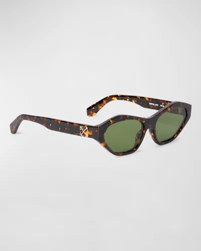 Off-white Kent Acetate Cat-eye Sunglasses In Multi
