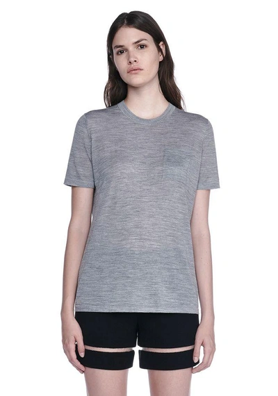 Shop Alexander Wang Knit Crewneck T-shirt