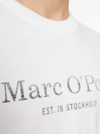 Marc O'polo Logo Print T-shirt In White