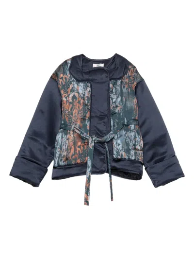 Muller Of Yoshiokubo Belted-waist Jacket In Blue