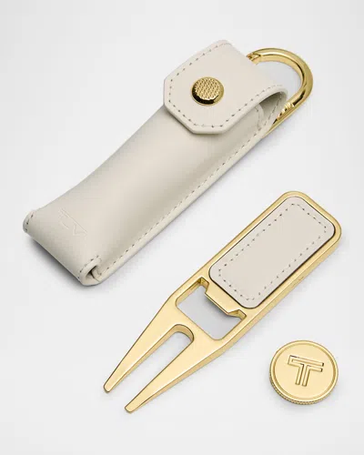 Tumi Golf Divot Tool In Gold