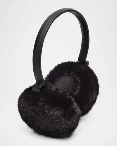 Jocelyn Faux Fur Earmuffs In Black