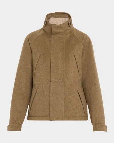 Loro Piana Icer Mini Storm Cashmere Parka Jacket