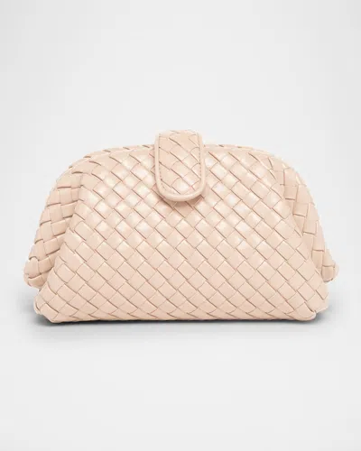 Bottega Veneta Lauren 1980 Mini Clutch Bag With Chain Strap In Pink
