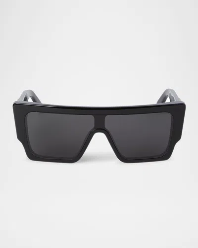 Off-white Marion Arrow Rectangle Sunglasses In Black