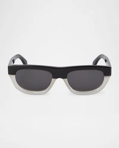 Palm Angels Imperial Two-tone Acetate Sunglasses In Black