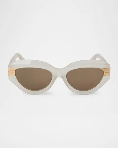 Palm Angels Miracle Cat-eye Acetate Sunglasses In Brown