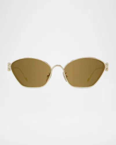 Loewe Anagram Lw40115u Sunglasses In Gold