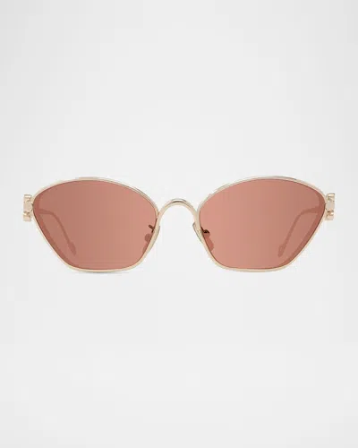 Loewe Anagram Sunglasses In Gold