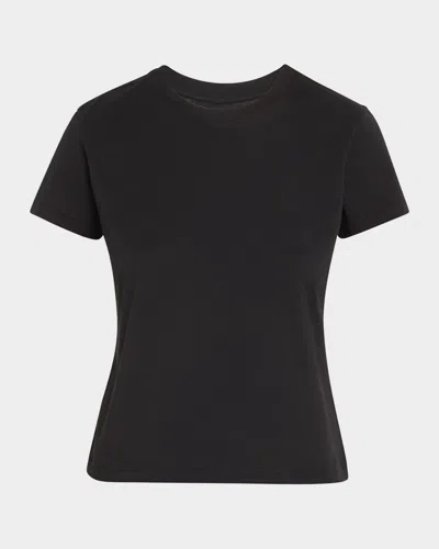 Frame Baby Tee In Black