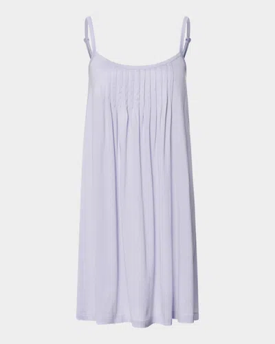 Hanro Juliet Pleated Chemise In Purple