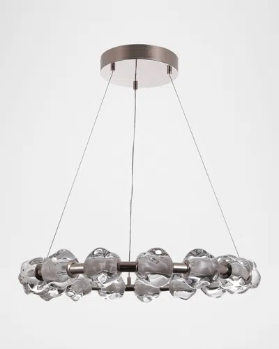 Ellington Jackie 30" 15-light Led Chandelier In Silver