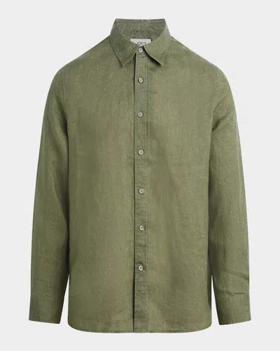 Joe's Jeans Men's Jakob Linen Sport Shirt In Green