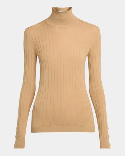Moncler Wool-cashmere Turtleneck Sweater In Multi
