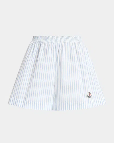 Moncler Stripe Pull-on Boxer Shorts In Multi