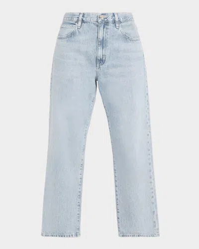 Frame The Hang Mid-rise Jeans In Blue