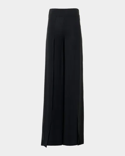 Akris Fellia Silk Pants In Black