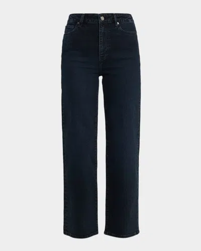 Frame The Wide Crop Jeans In Blue