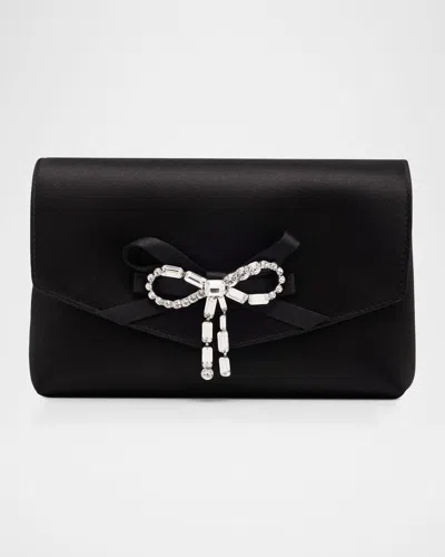 Jimmy Choo Soft Bow Mini Clutch Bag In Multi