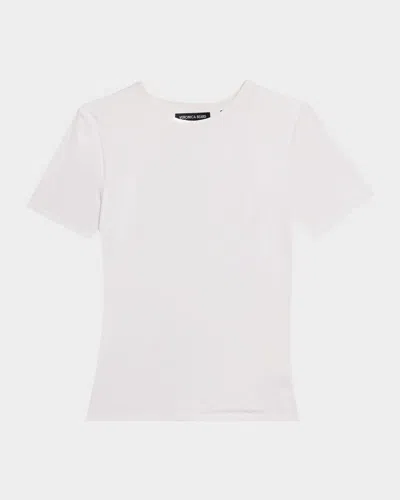 Veronica Beard Benedict Crewneck T-shirt In White