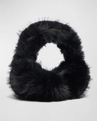 Jocelyn Faux Fur Earmuffs In Black