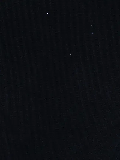 Hemisphere Fringed Scarf In Black