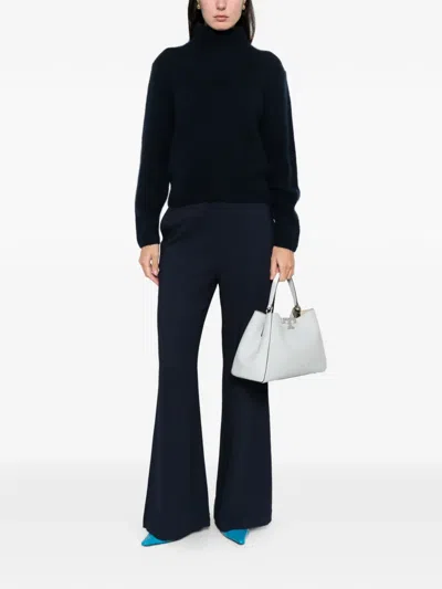 Hemisphere Funnel-neck Sweater In Black