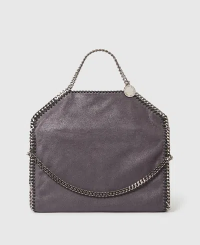 Stella Mccartney Falabella Fold-over Tote Bag In Brown