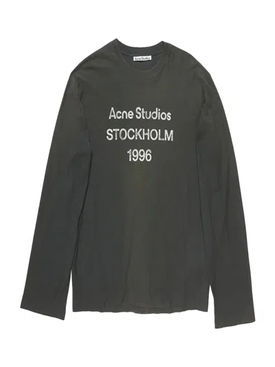 Acne Studios 1996 Logo T-shirt Faded Black