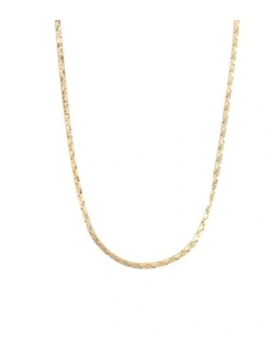 Saint Laurent Ysl Court Chain Necklace In Gold