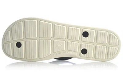 Li-ning Stylish Black White Unisex Slippers