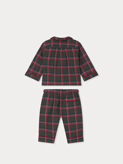 Bonpoint Plaid Pajamas Two Piece Set In Multi