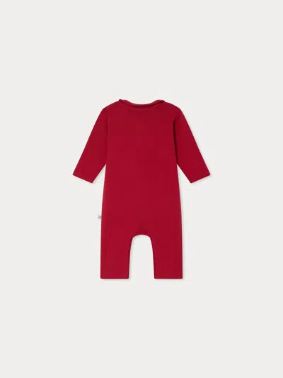 Bonpoint Long Sleeve Jumpsuit In Red