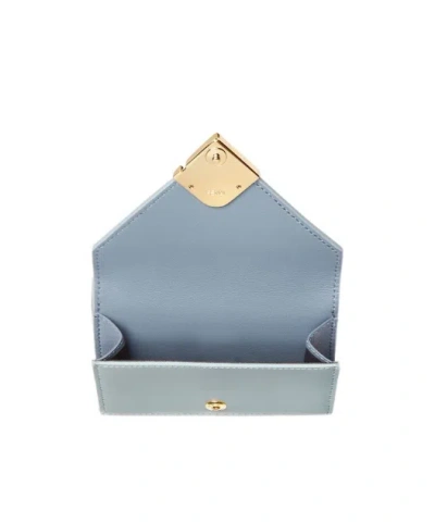 Fendi Ff Diamonds Wallet In Blue