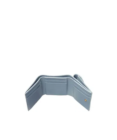 Fendi Ff Diamonds Wallet In Blue