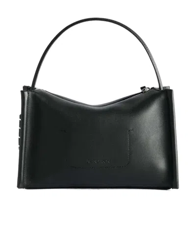 Jw Anderson Top Handle Shoulder Bag In Black