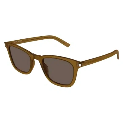 Saint Laurent Eyewear Kate Cat Eye Frame Sunglasses In Brown