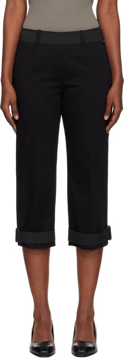 Our Legacy Low-rise Capri Pants In Black