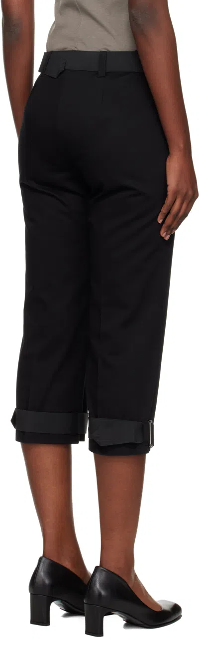 Our Legacy Low-rise Capri Pants In Black