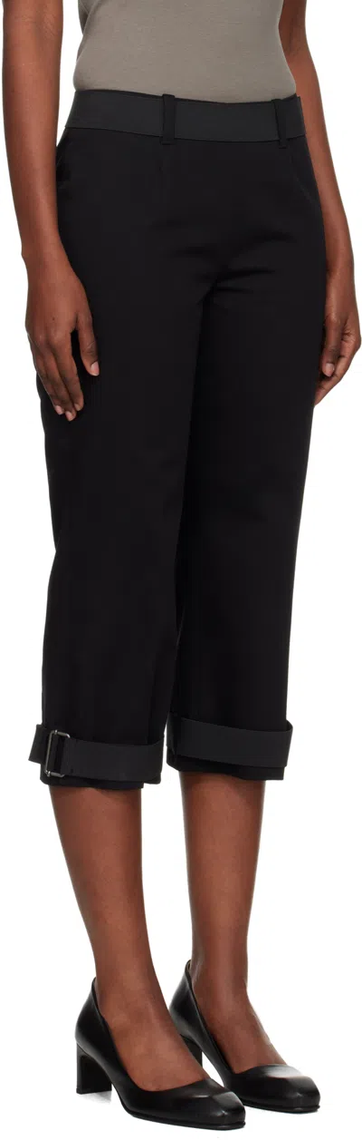 Our Legacy Low-rise Capri Pants In Black