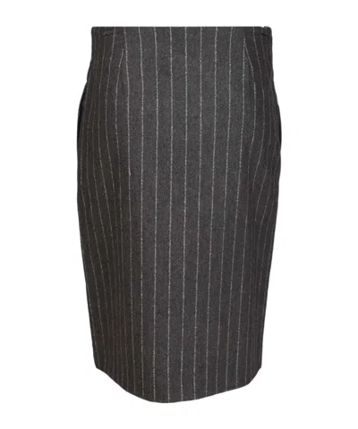 Loulou De Saison Mason Wrap Skirt In Multi