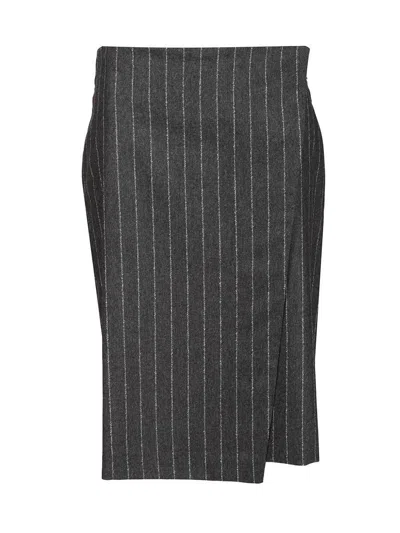 Loulou De Saison Mason Wrap Skirt In Multi