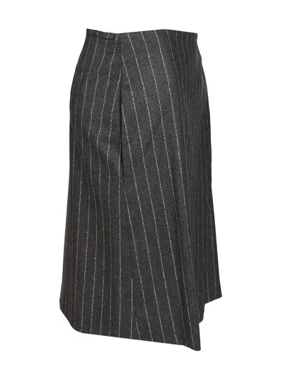 Loulou De Saison Mason Wrap Skirt In Multi