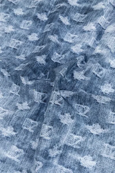 Dsquared2 Printed Scarf In Blue