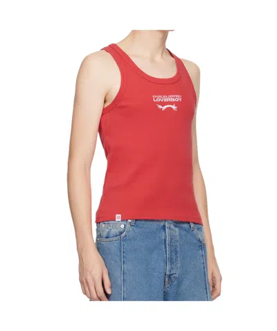 Charles Jeffrrey Loverboy Logo Vest In Red