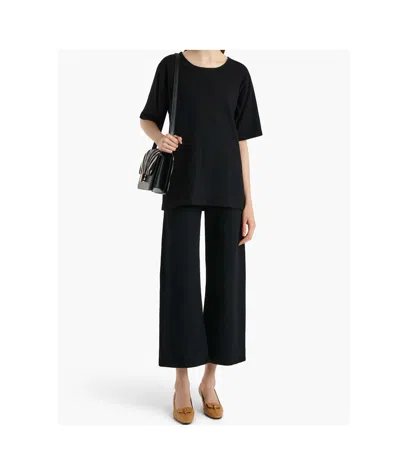 Khaite Belt Loop Denim Trousers In Black