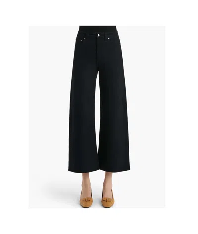 Khaite Belt Loop Denim Trousers In Black